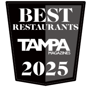 Voted Best Italian Restaurant in 2025 by Tampa Magazine!